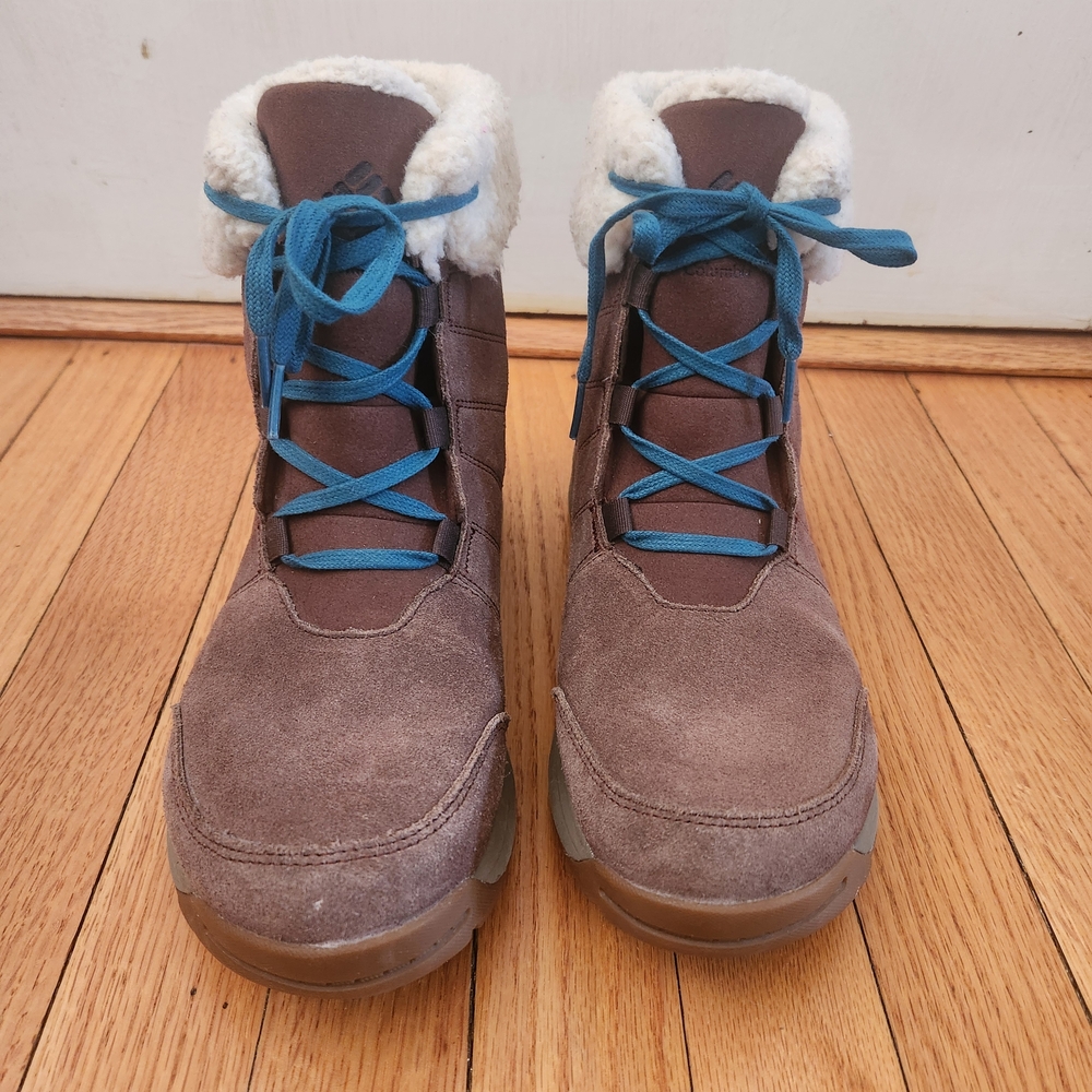 Columbia Brown Suede Matagal WP Boot EUC sz 8